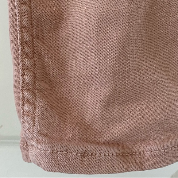 Free People Busted Knee Dusty Rose/Blush Pink Hi-Rise Skinny Jeans Size 30 - Picture 5 of 12